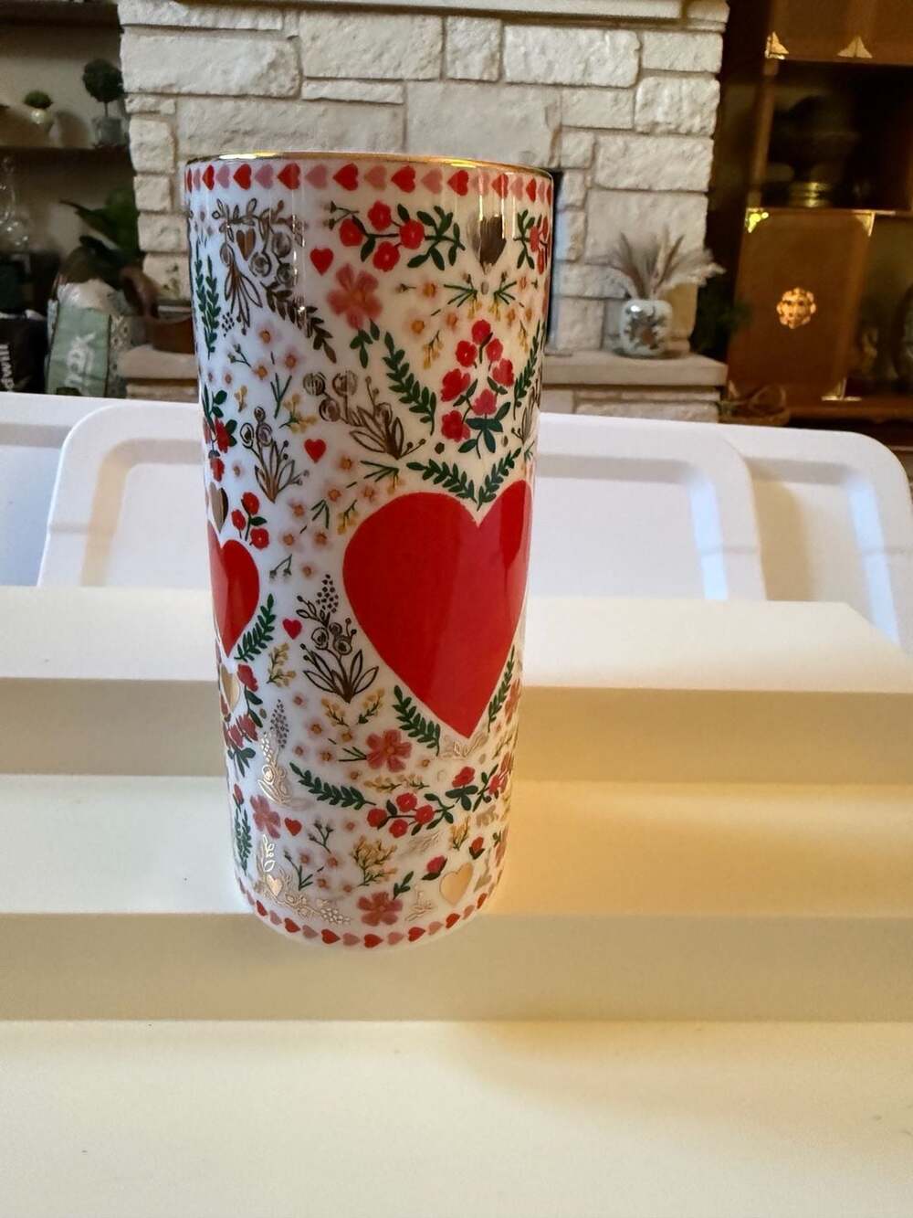 Rifle Paper Co. Juliet Porcelain Cylinder Vase
